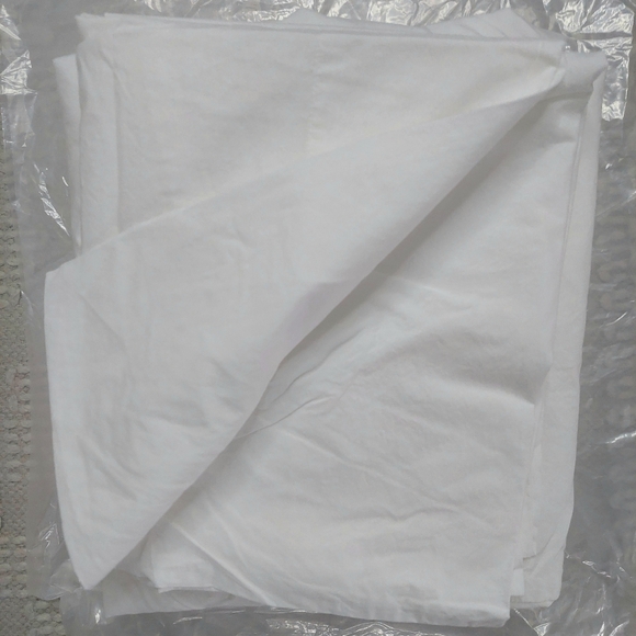 Quince Organic Cotton Percale White Sheets & 2 Pillowcases! Full (171) - Picture 8 of 14